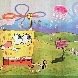 Sponge Bob Squarepants Wallpaper Border Nickelodeon 51414LW 5 Yards Kids Room